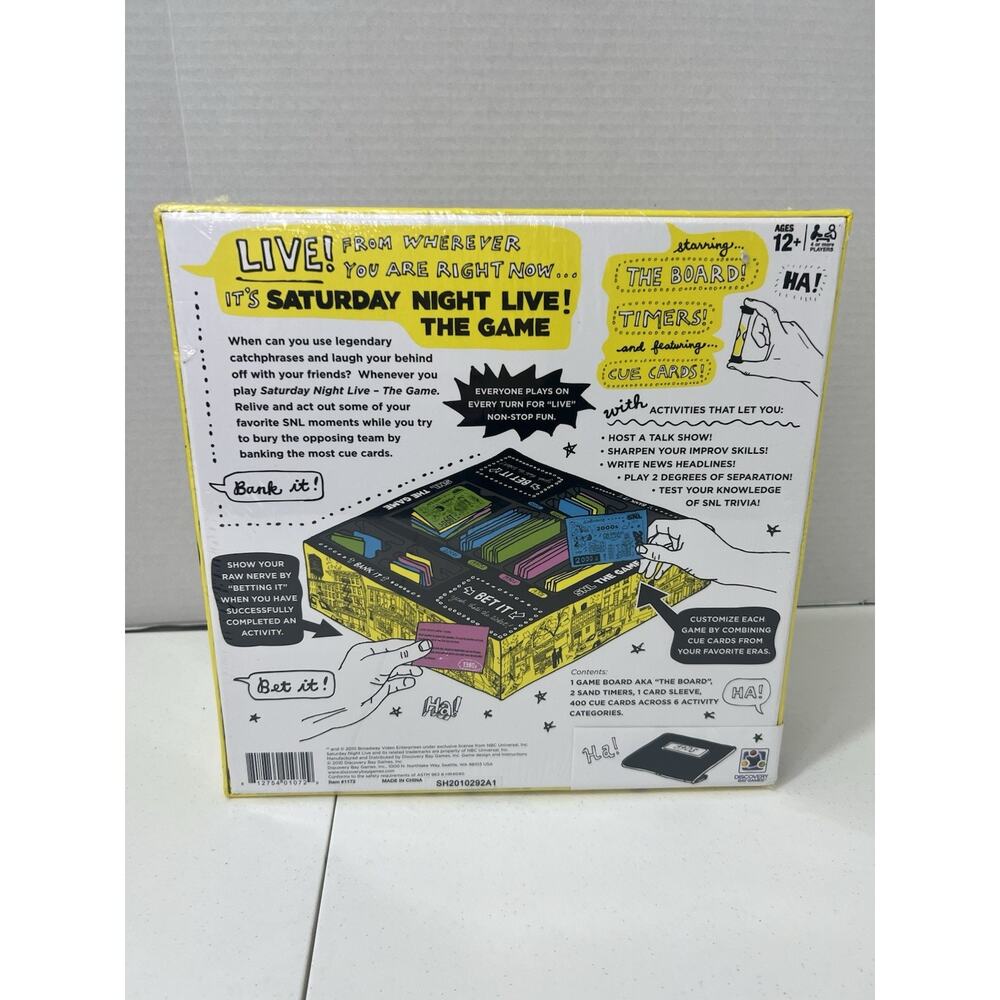 New Factory Sealed “Saturday‎ Night Live The Game” Board Game – Ages 12+ - Picture 2 of 2
